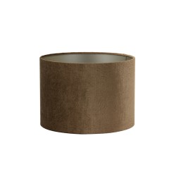 Lubis Cylinder Shade-Brown-25x25x18cm